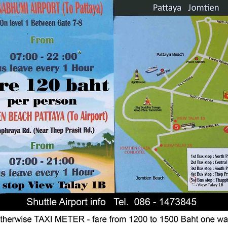 B&B View Talay 1 Jomtien Pattaya Eksteriør billede